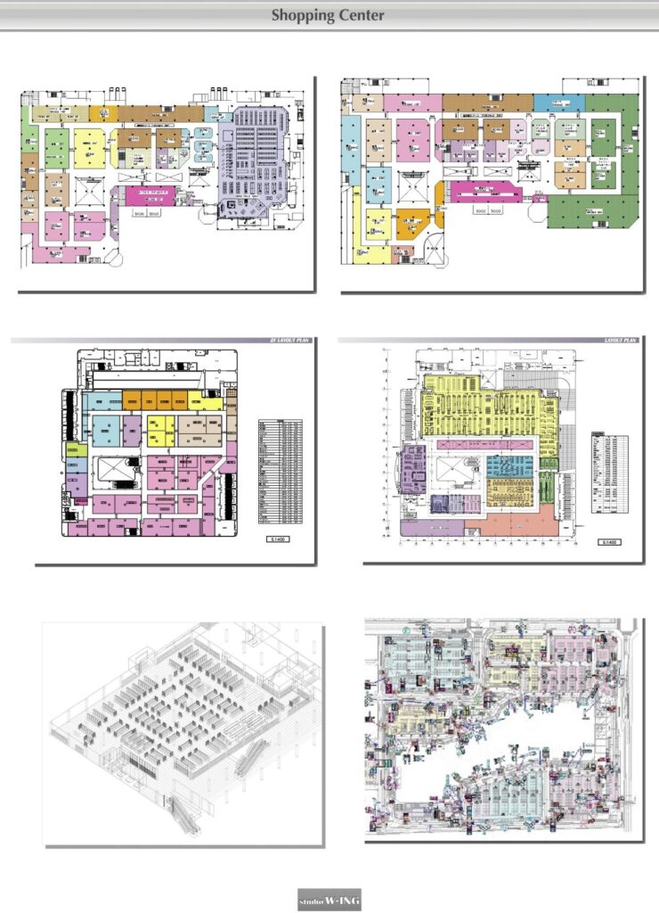 店舗設計/店舗デザイン16　ショッピングセンターデザイン01